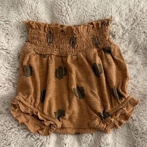 Kate Quinn Cactus Print baby Bloomer-style shorts
